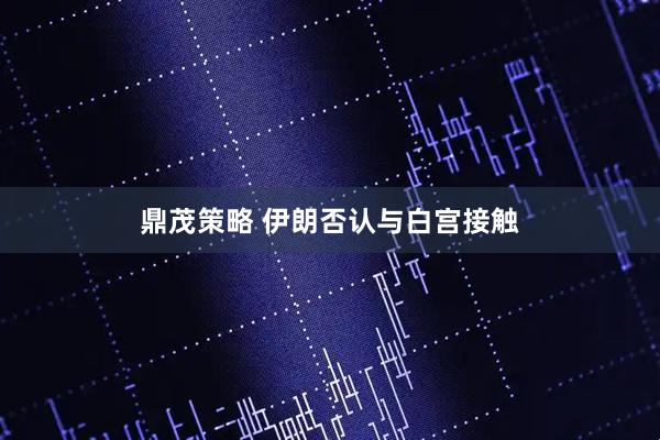 鼎茂策略 伊朗否认与白宫接触